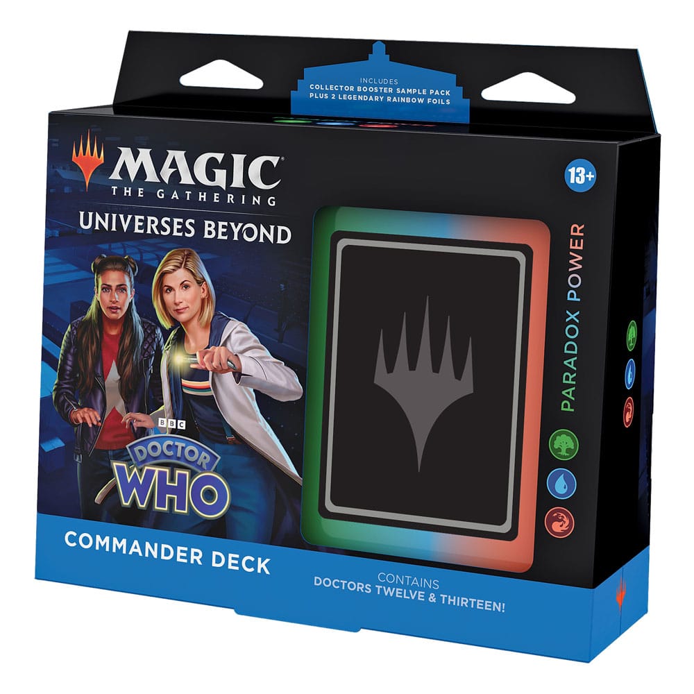 Magic the Gathering Universes Beyond: Doctor Who Commander Deck - Paradox Power (Grønn–Blå–Rød) 1 Magic the Gathering Universes Beyond: Doctor Who Commander Deck - Paradox Power (Grønn–Blå–Rød)