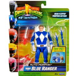 Mighty Morphin Power Rangers Actionfigur Auto-Morphin Blue Ranger 12 cm
