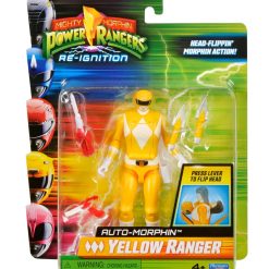 Mighty Morphin Power Rangers Actionfigur Auto-Morphin Yellow Ranger 12 cm