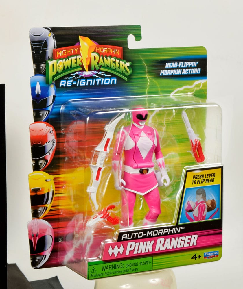 Mighty Morphin Power Rangers Actionfigur Auto-Morphin Pink Ranger 12 cm 3 Mighty Morphin Power Rangers Actionfigur Auto-Morphin Pink Ranger 12 cm - Bilde 3