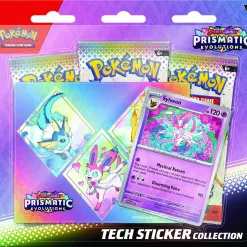Pokemon Prismatic Evolutions Tech Sticker Collection 3 stk