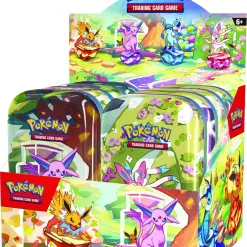 Pokemon Prismatic Evolutions Mini Tin Display (8 Mini Tins)