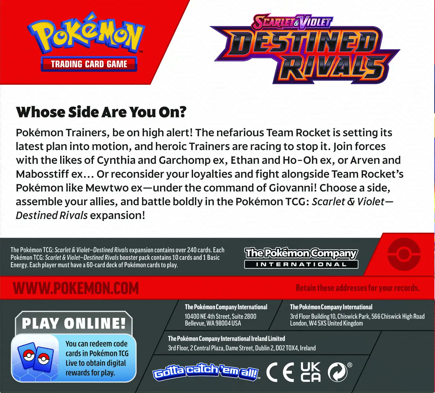Pokemon Destined Rivals Booster Box 5 Pokemon Destined Rivals Booster Box - Bilde 5