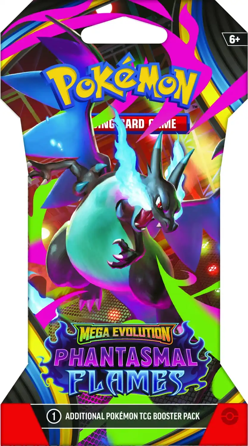 Pokemon Mega Evolution Phantasmal Flames Sleeved Booster Pakke 2 Pokemon Mega Evolution Phantasmal Flames Sleeved Booster Pakke - Bilde 2