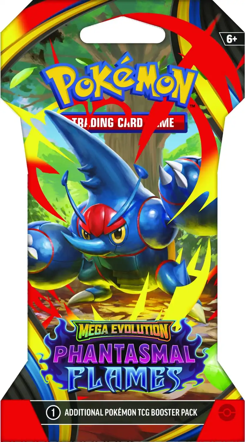 Pokemon Mega Evolution Phantasmal Flames Sleeved Booster Pakke 4 Pokemon Mega Evolution Phantasmal Flames Sleeved Booster Pakke - Bilde 4