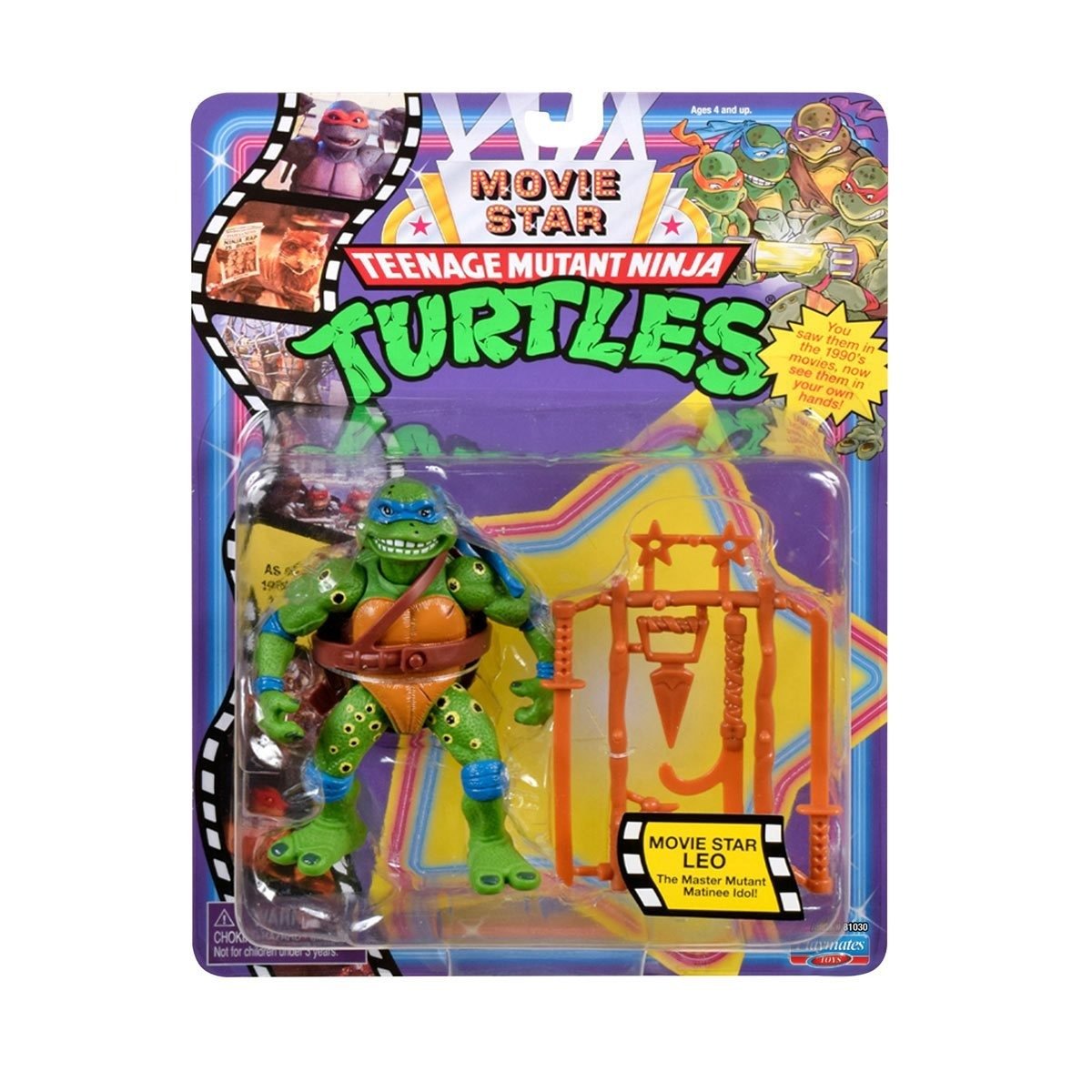 Teenage Mutant Ninja Turtles 4" Action Figure Movie Star Leo 3 Teenage Mutant Ninja Turtles 4" Action Figure Movie Star Leo - Bilde 3