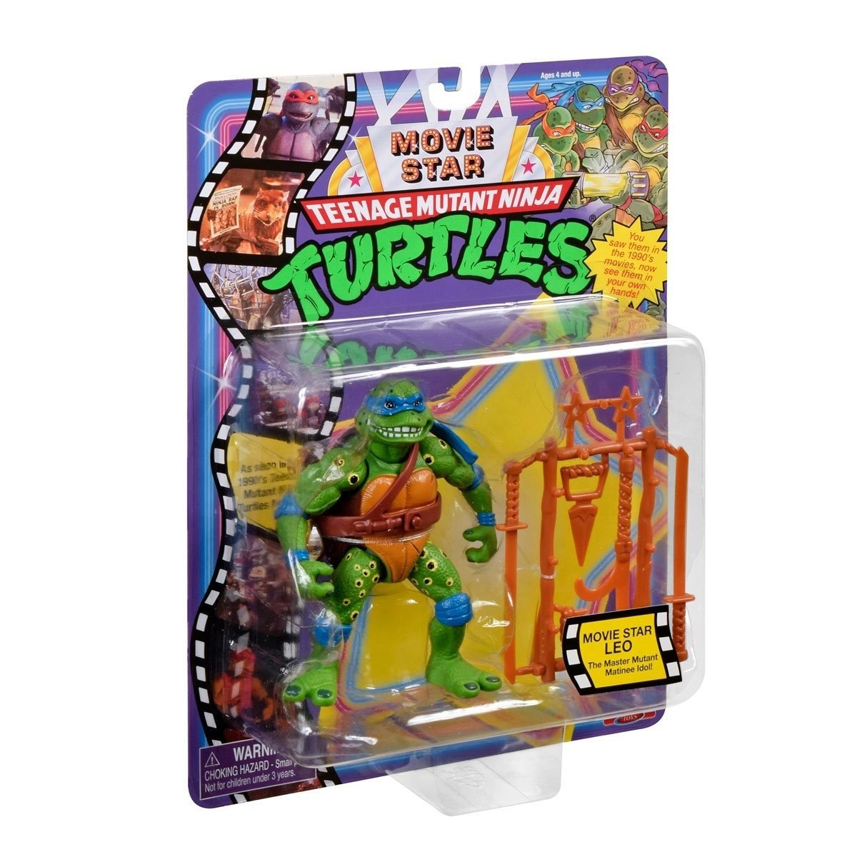Teenage Mutant Ninja Turtles 4" Action Figure Movie Star Leo 1 Teenage Mutant Ninja Turtles 4" Action Figure Movie Star Leo