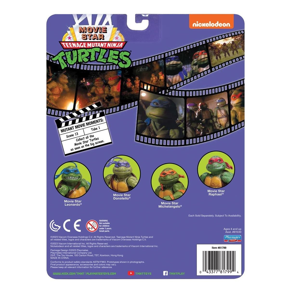 Teenage Mutant Ninja Turtles 4" Action Figure Movie Star Leo 4 Teenage Mutant Ninja Turtles 4" Action Figure Movie Star Leo - Bilde 4