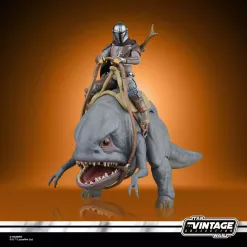 Star Wars: The Mandalorian Vintage Collection Action Figure Blurrg & The Mandalorian 10cm