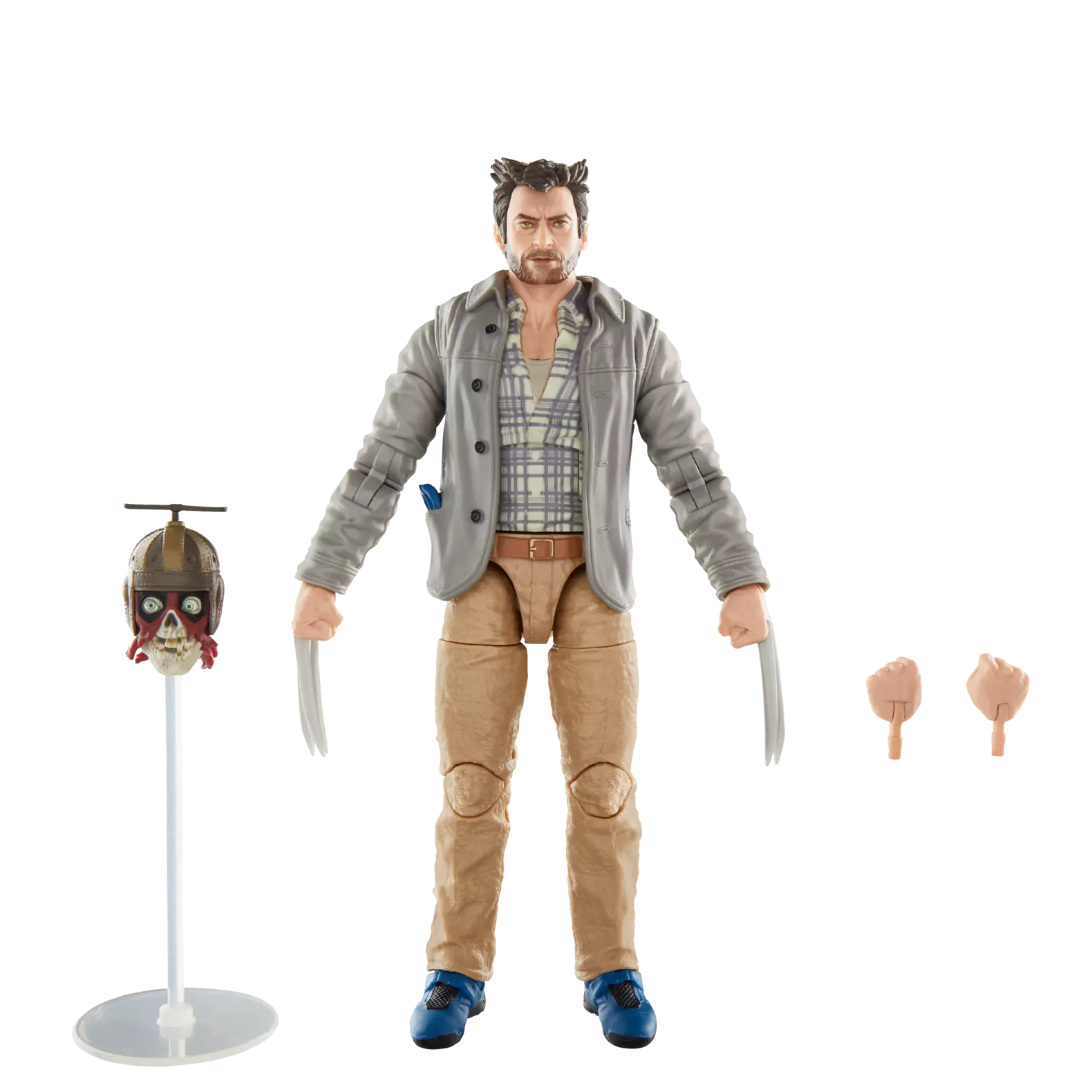 Marvel Legends Deadpool & Wolverine Logan with Headpool Action Figure 15cm 3 Marvel Legends Deadpool & Wolverine Logan with Headpool Action Figure 15cm - Bilde 3
