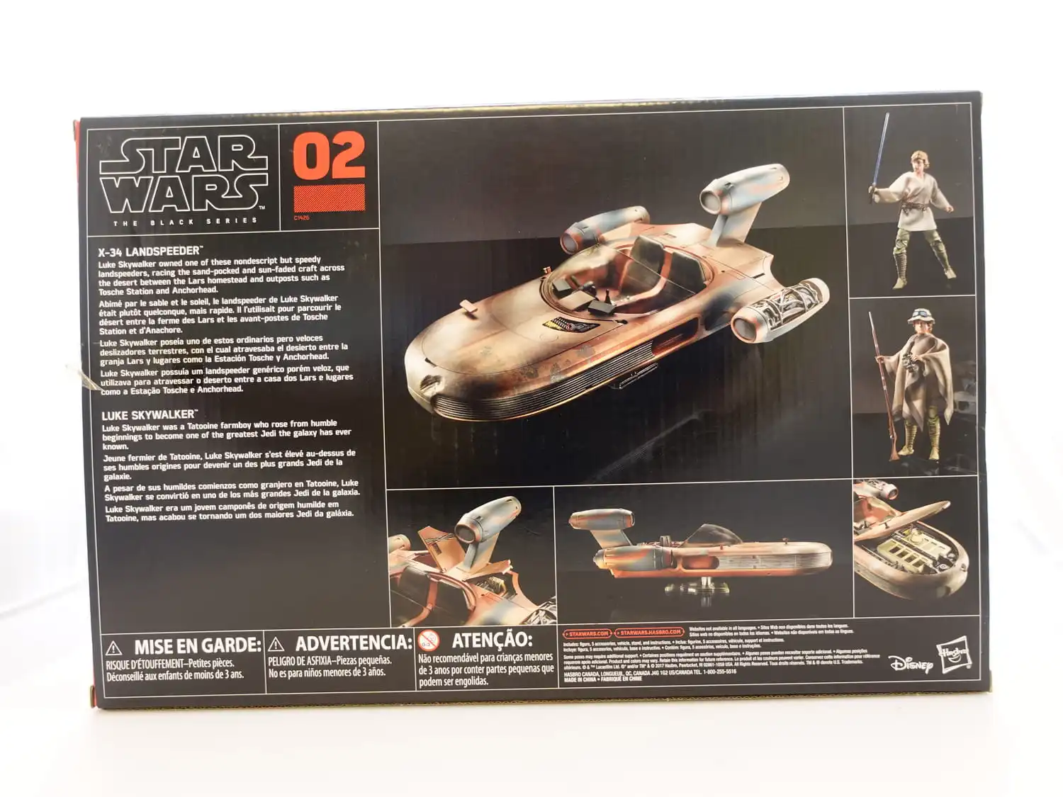 Star Wars The Black Series Luke Skywalker's X-34 Landspeeder 2 Star Wars The Black Series Luke Skywalker's X-34 Landspeeder - Bilde 2
