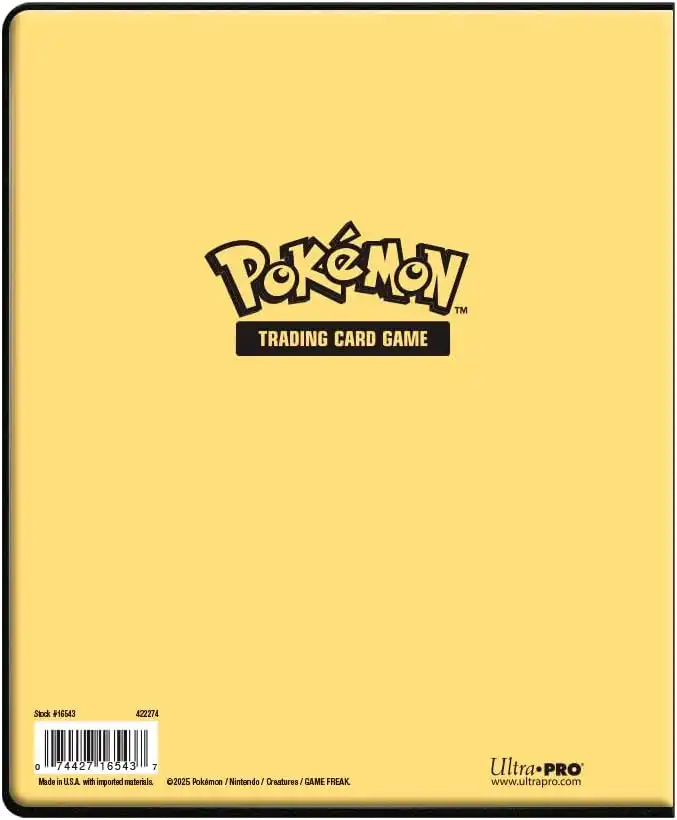 Ultra Pro 4-Pocket Portfolio Pokemon Pikachu – Kortmappe (80 kort + 4 jumbo) 3 Ultra Pro 4-Pocket Portfolio Pokemon Pikachu – Kortmappe (80 kort + 4 jumbo) - Bilde 3