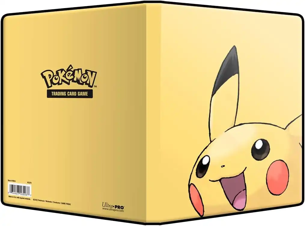Ultra Pro 4-Pocket Portfolio Pokemon Pikachu – Kortmappe (80 kort + 4 jumbo) 2 Ultra Pro 4-Pocket Portfolio Pokemon Pikachu – Kortmappe (80 kort + 4 jumbo) - Bilde 2