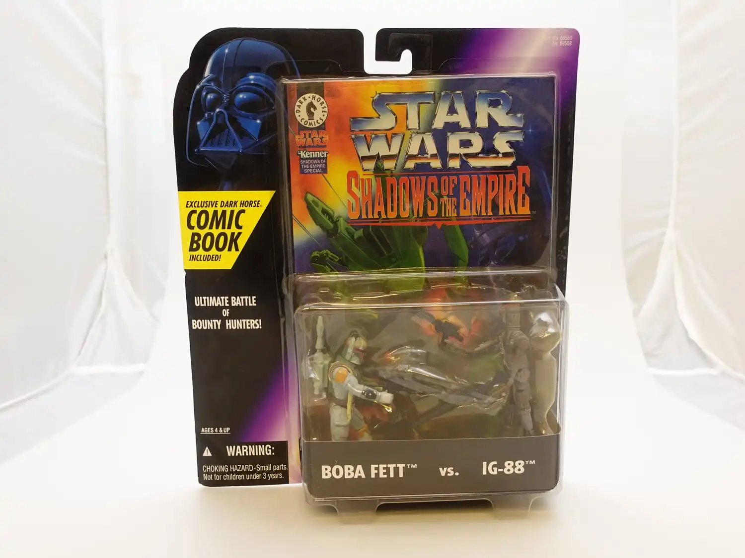 Star Wars Shadows of the Empire 3,75" Boba Fett vs IG-88 incl. Comic Book 1 Star Wars Shadows of the Empire 3,75" Boba Fett vs IG-88 incl. Comic Book