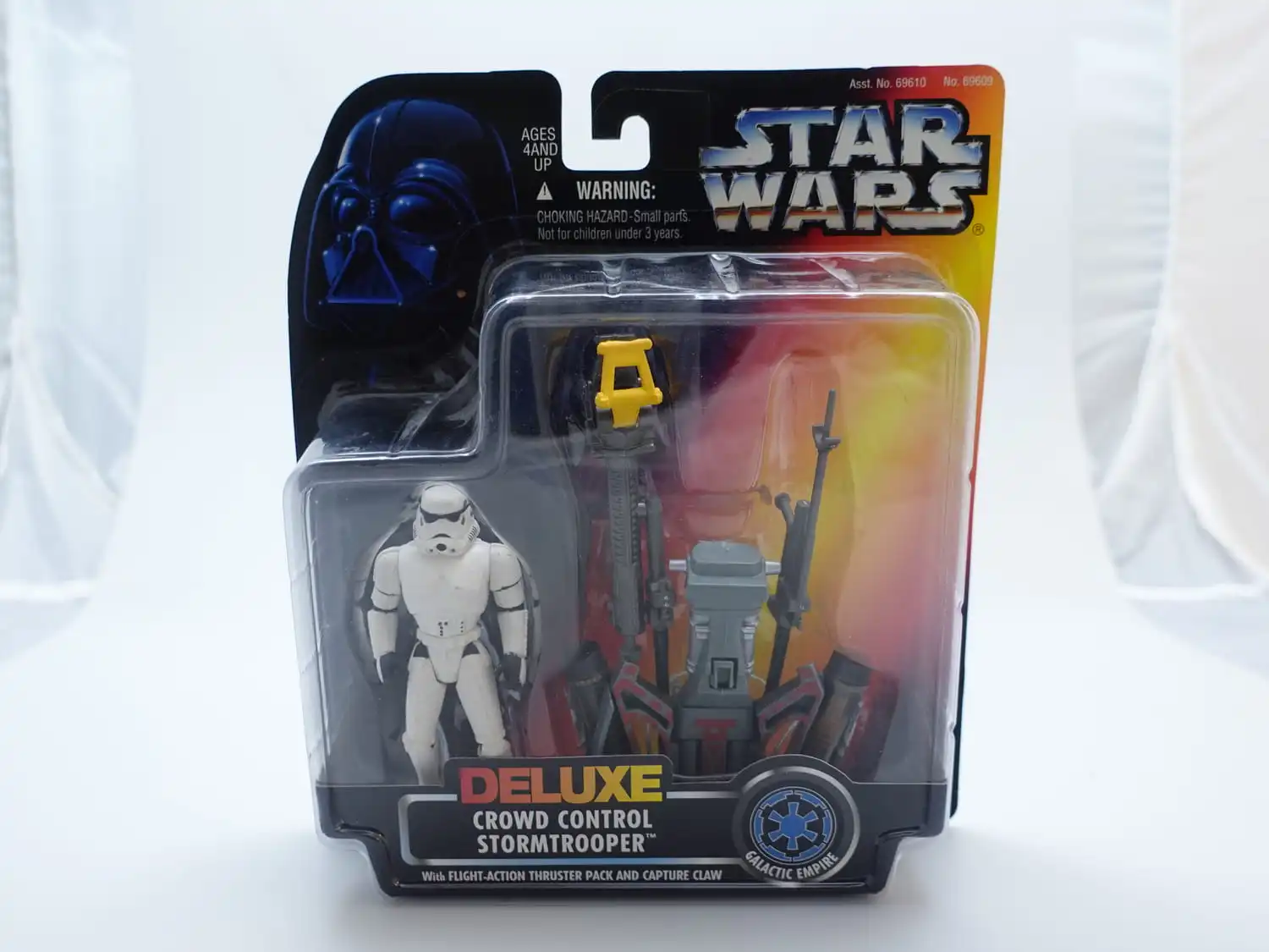 Star Wars The Power of the Force 3,75" Deluxe Crowd Control Stormtrooper 1 Star Wars The Power of the Force 3,75" Deluxe Crowd Control Stormtrooper