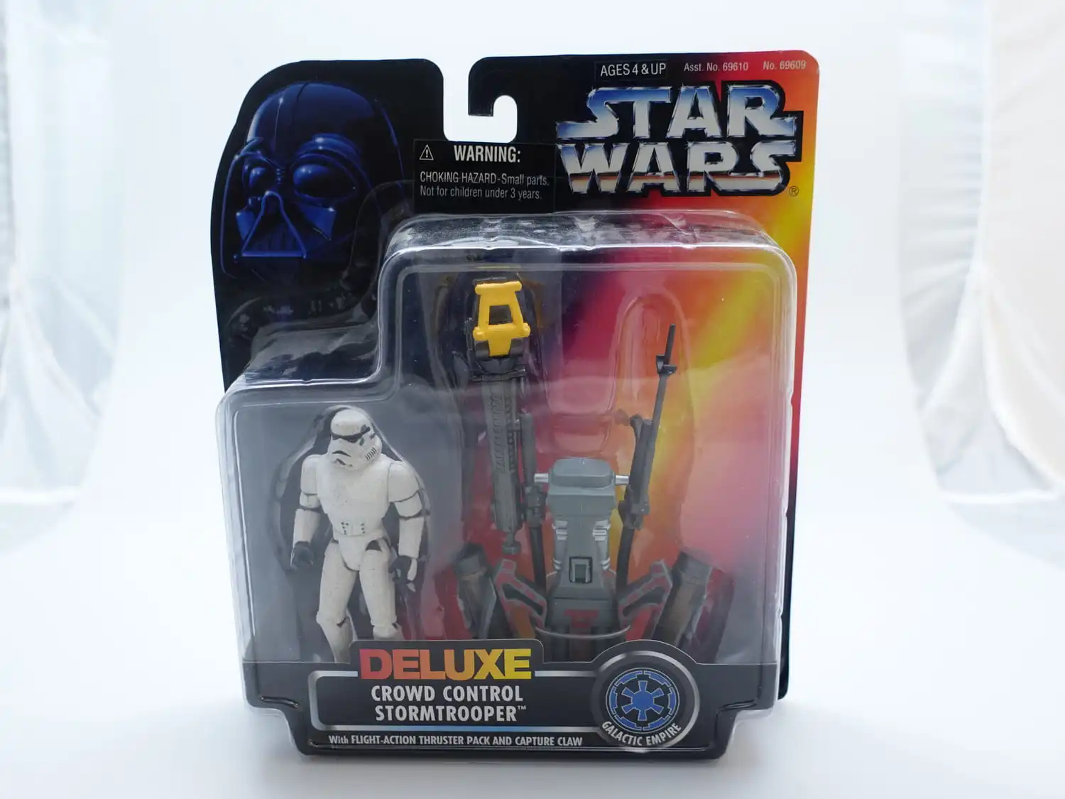 Star Wars The Power of the Force 3,75" Deluxe Crowd Control Stormtrooper 1 Star Wars The Power of the Force 3,75" Deluxe Crowd Control Stormtrooper