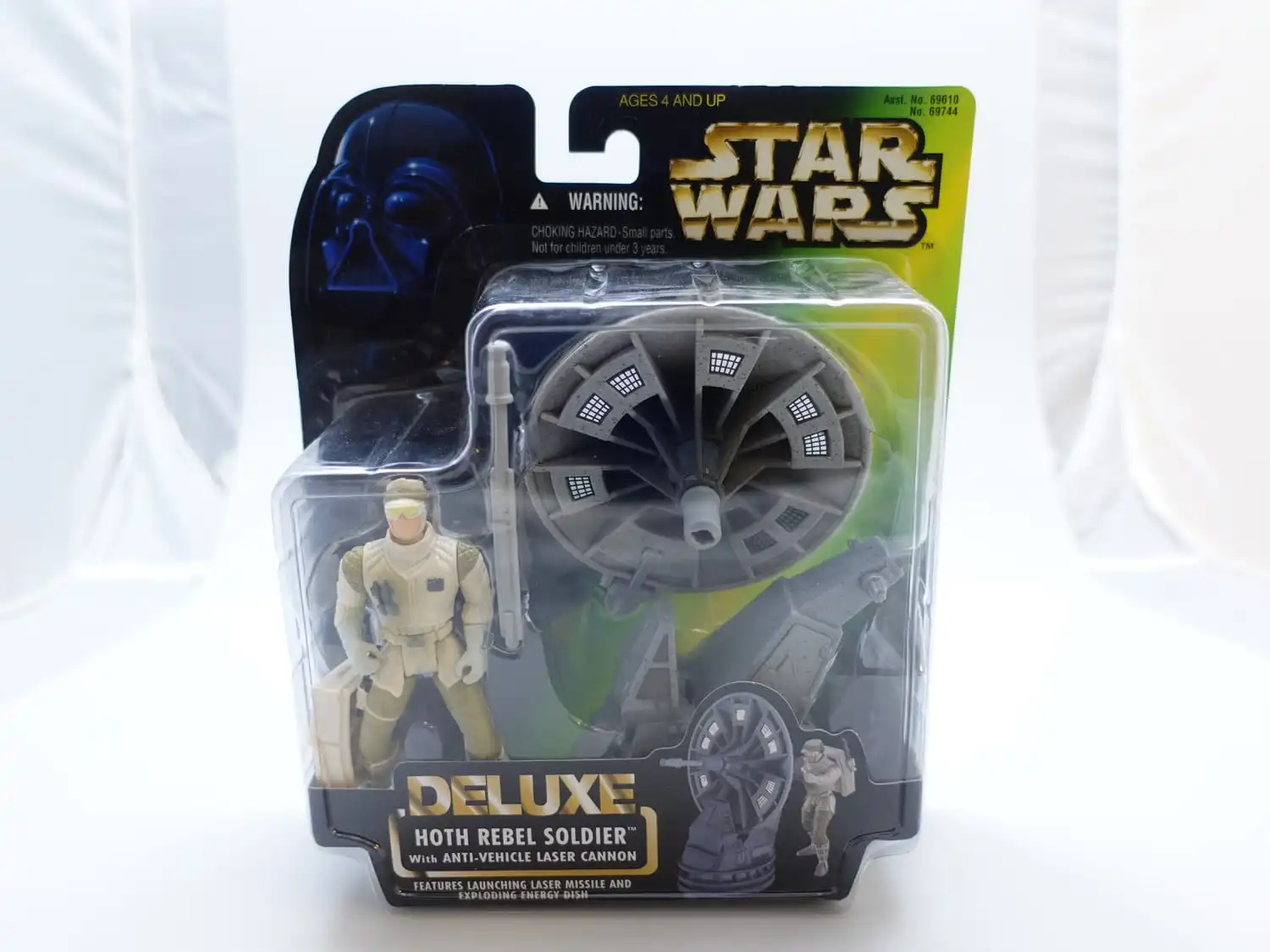 Star Wars 3,75" Deluxe Hoth Rebel Soldier with Anti-Vehicle Laser Cannon 1 Star Wars 3,75" Deluxe Hoth Rebel Soldier with Anti-Vehicle Laser Cannon
