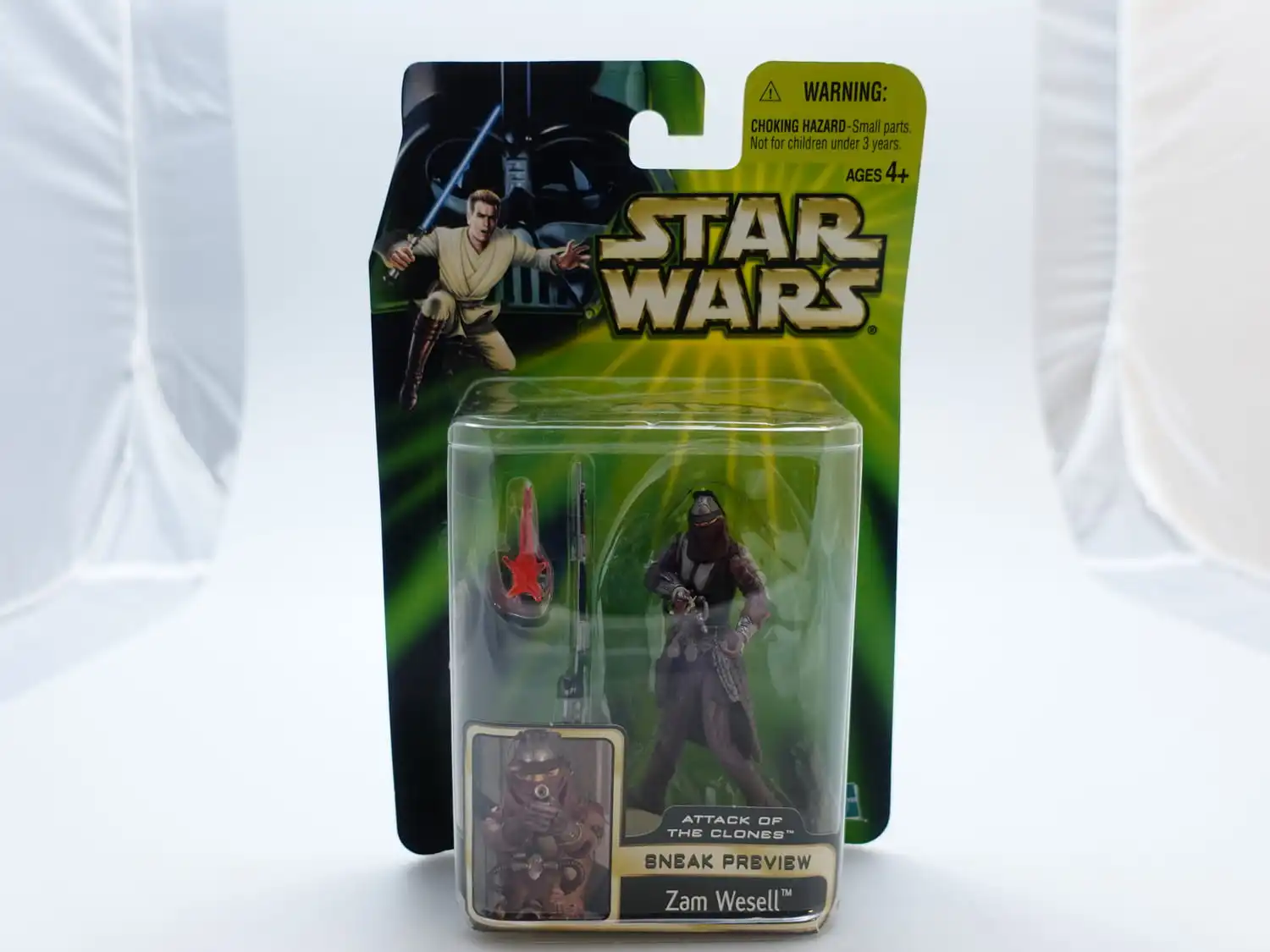 Star Wars Attack of the Clones 3,75" Sneak Preview Zam Wessel 1 Star Wars Attack of the Clones 3,75" Sneak Preview Zam Wessel