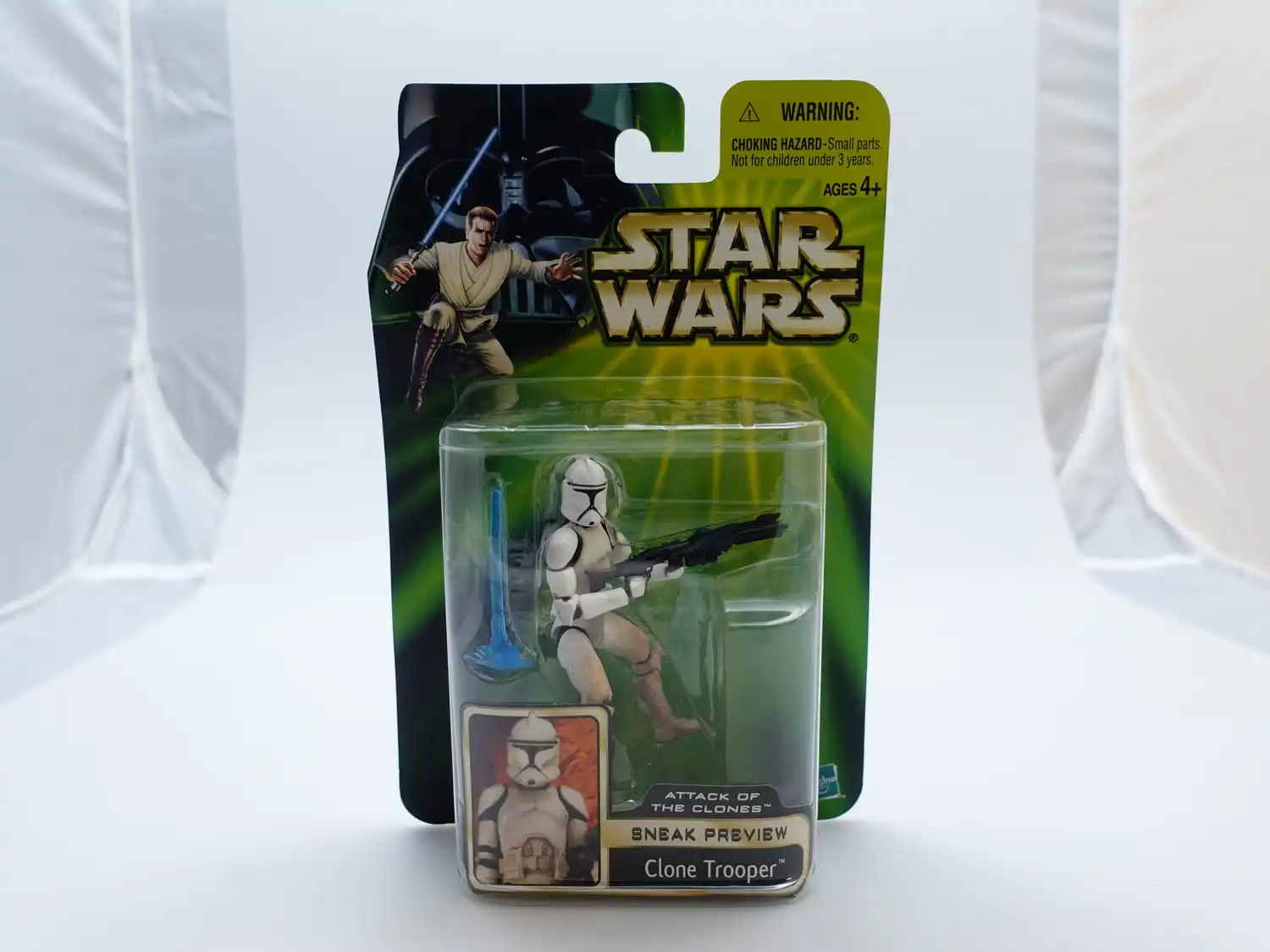 Star Wars Attack of the Clones 3,75" Sneak Preview Clone Trooper 1 Star Wars Attack of the Clones 3,75" Sneak Preview Clone Trooper
