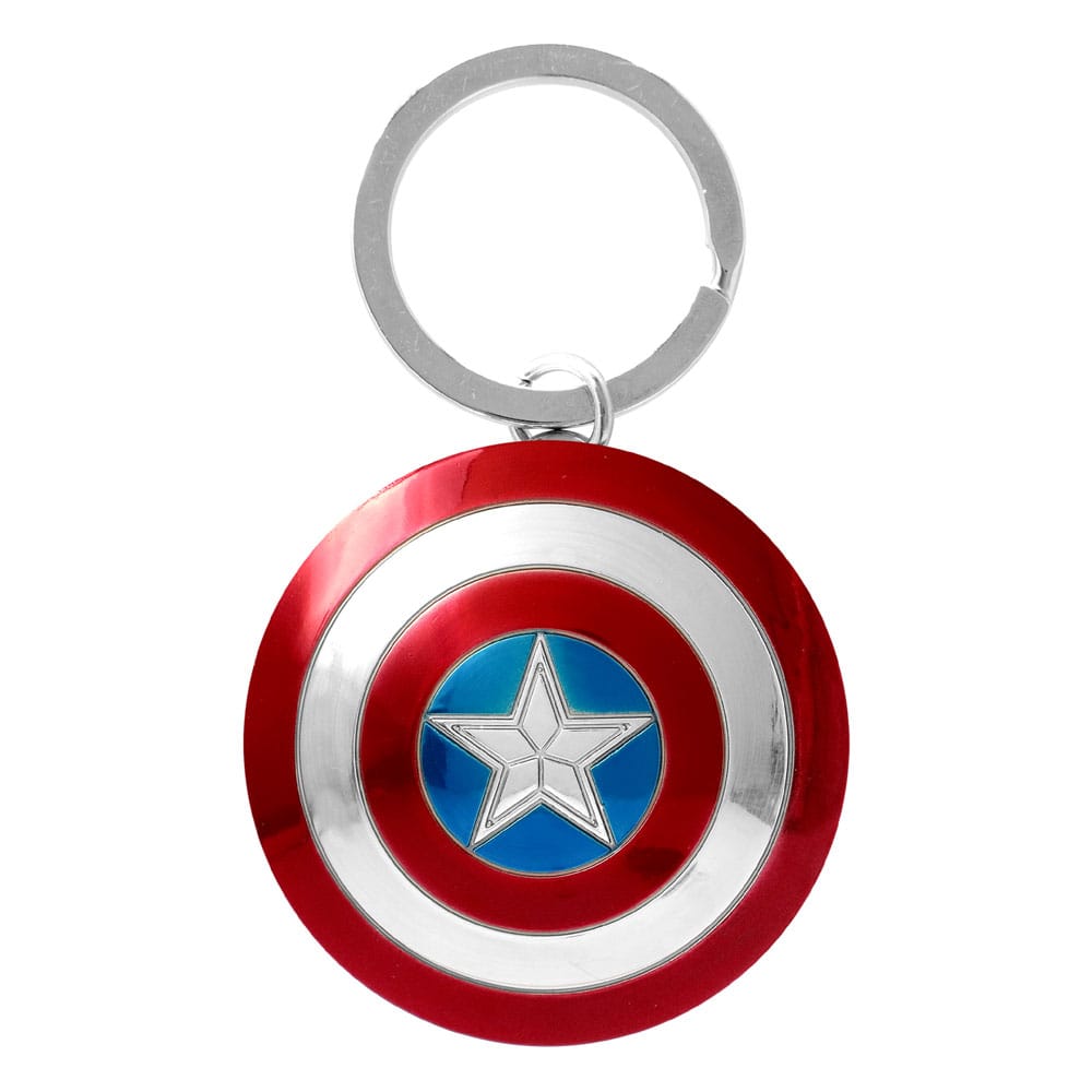 Marvel Metal Nøkkelring Captain America Shield 1 Marvel Metal Nøkkelring Captain America Shield