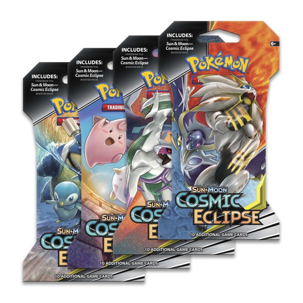 Pokemon Sun & Moon Cosmic Eclipse Sleeved Booster Pack 1 Pokemon Sun & Moon Cosmic Eclipse Sleeved Booster Pack