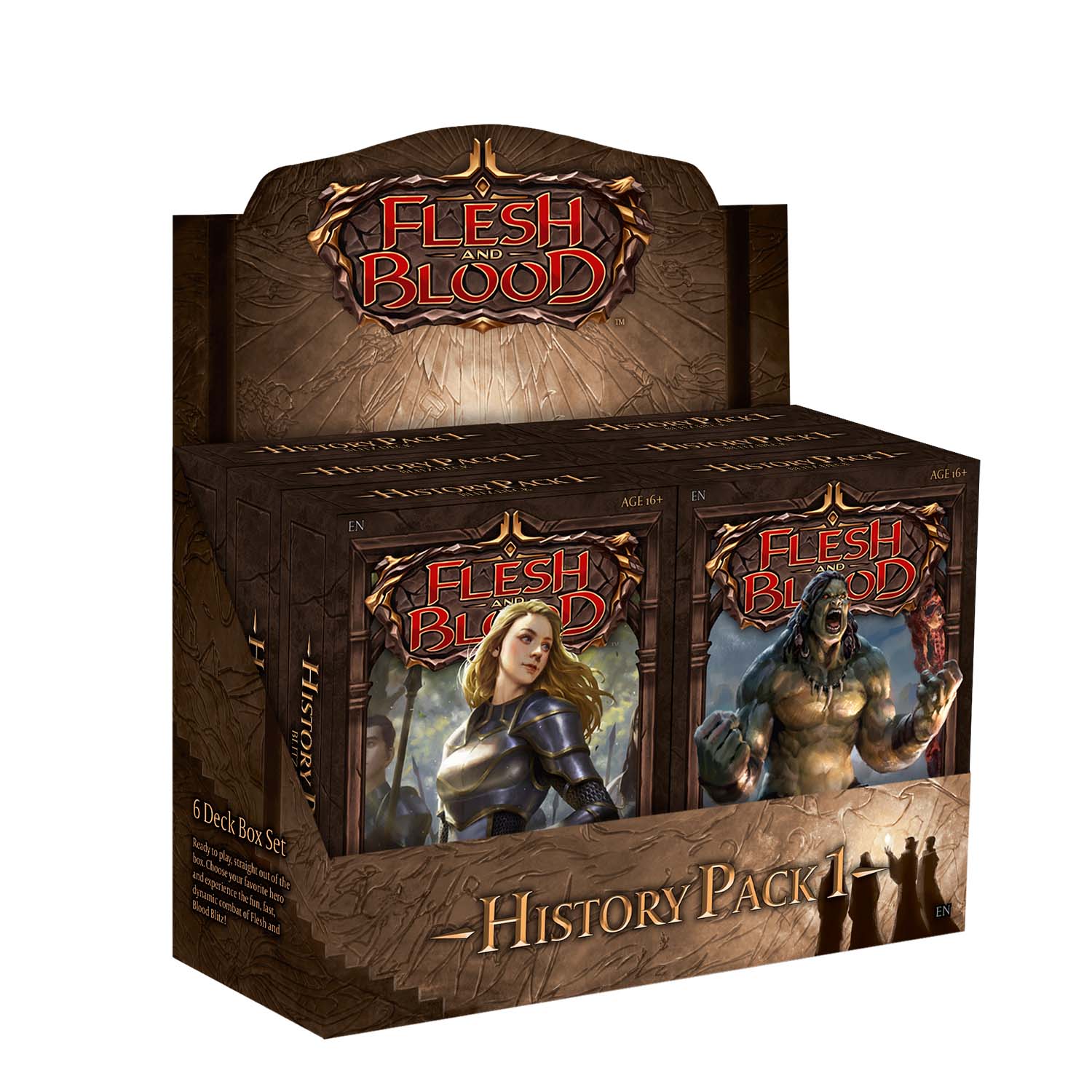 Flesh and Blood - History Pack 1 - Blitz Deck Set (6) 2 Flesh and Blood - History Pack 1 - Blitz Deck Set (6) - Bilde 2