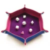 Dice tray - Lilla med rosa vegger