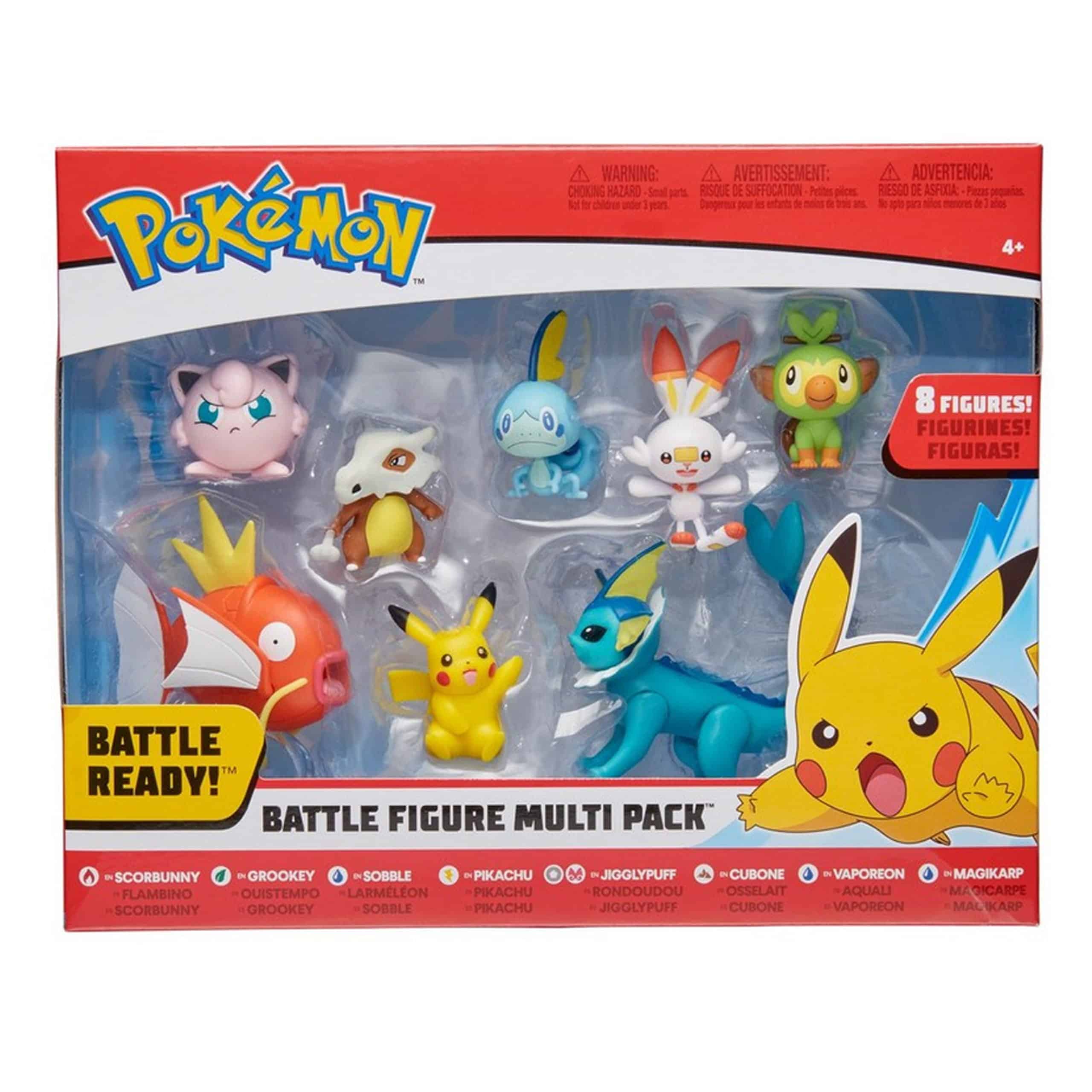 Pokemon Battle Multi Pack 3-inch figure 8-pack 1 Pokemon Battle Multi Pack 3-inch figure 8-pack