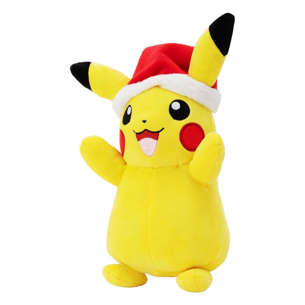 Pokémon Plysjfigur Vinter Pikachu med Julehatt 20 cm 3 Pokémon Plysjfigur Vinter Pikachu med Julehatt 20 cm - Bilde 3