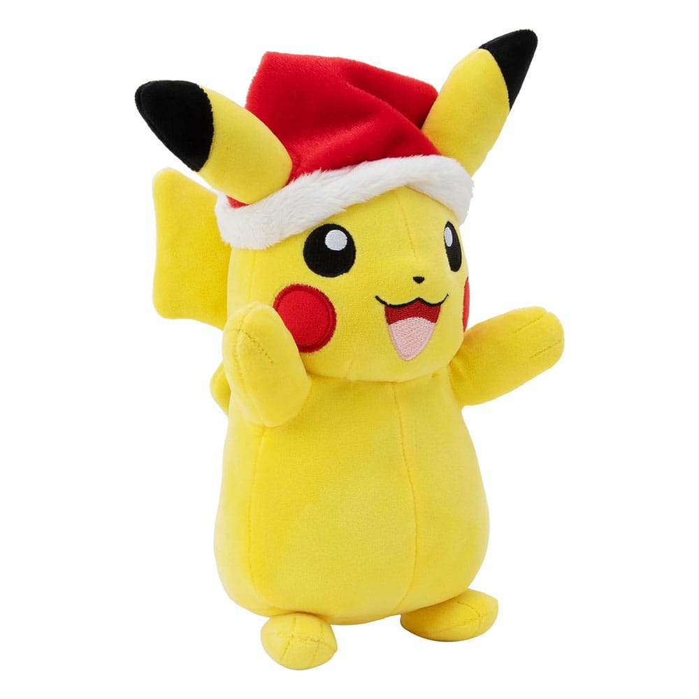 Pokémon Plysjfigur Vinter Pikachu med Julehatt 20 cm 4 Pokémon Plysjfigur Vinter Pikachu med Julehatt 20 cm - Bilde 4