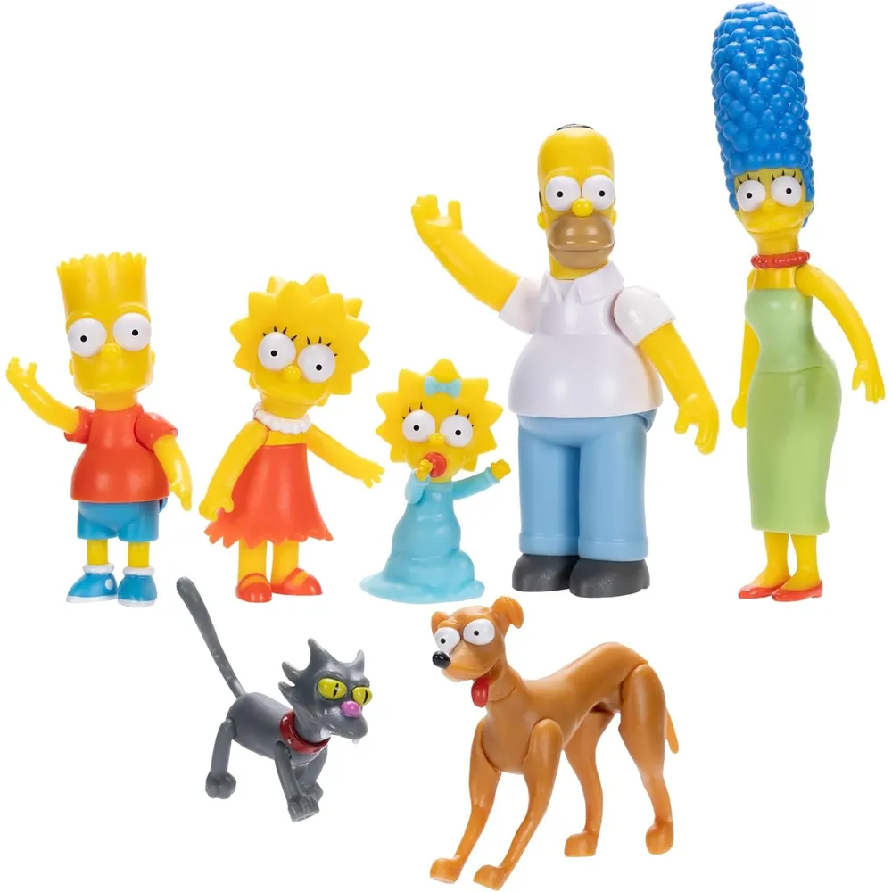The Simpsons The Simpsons Family Multi-pack Action Figur 6cm 3 The Simpsons The Simpsons Family Multi-pack Action Figur 6cm - Bilde 3