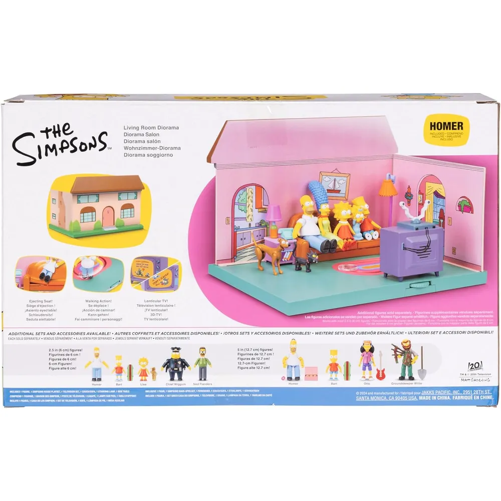 The Simpsons House Living Room Diorama m/Homer Simpsons Action Figur 6cm 7 The Simpsons House Living Room Diorama m/Homer Simpsons Action Figur 6cm - Bilde 7