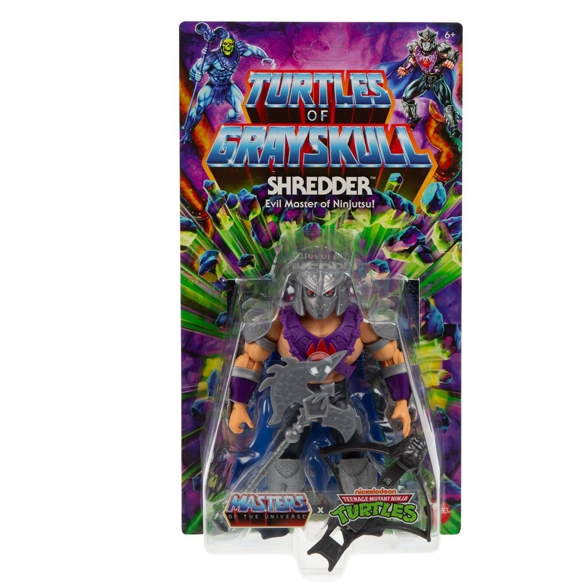 MOTU x TMNT: Turtles of Grayskull Action Figure Shredder 14 cm 1 MOTU x TMNT: Turtles of Grayskull Action Figure Shredder 14 cm