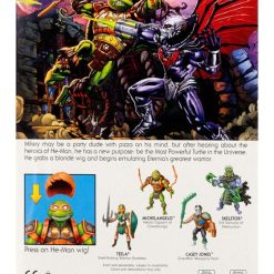 MOTU x TMNT: Turtles of Grayskull Action Figure Michelangelo 14 cm 12 MOTU x TMNT: Turtles of Grayskull Action Figure Michelangelo 14 cm