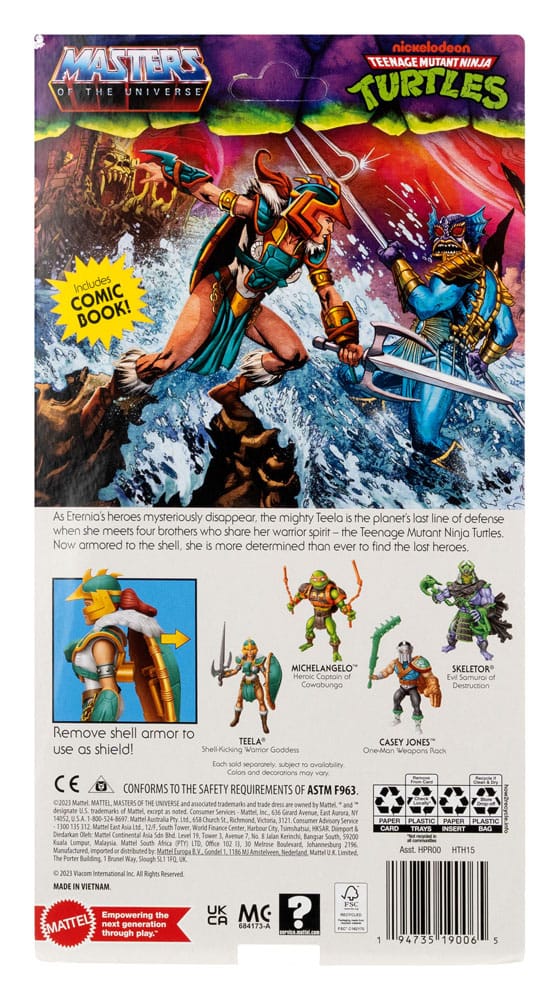 MOTU x TMNT: Turtles of Grayskull Action Figure Teela 14 cm 4 MOTU x TMNT: Turtles of Grayskull Action Figure Teela 14 cm - Bilde 4
