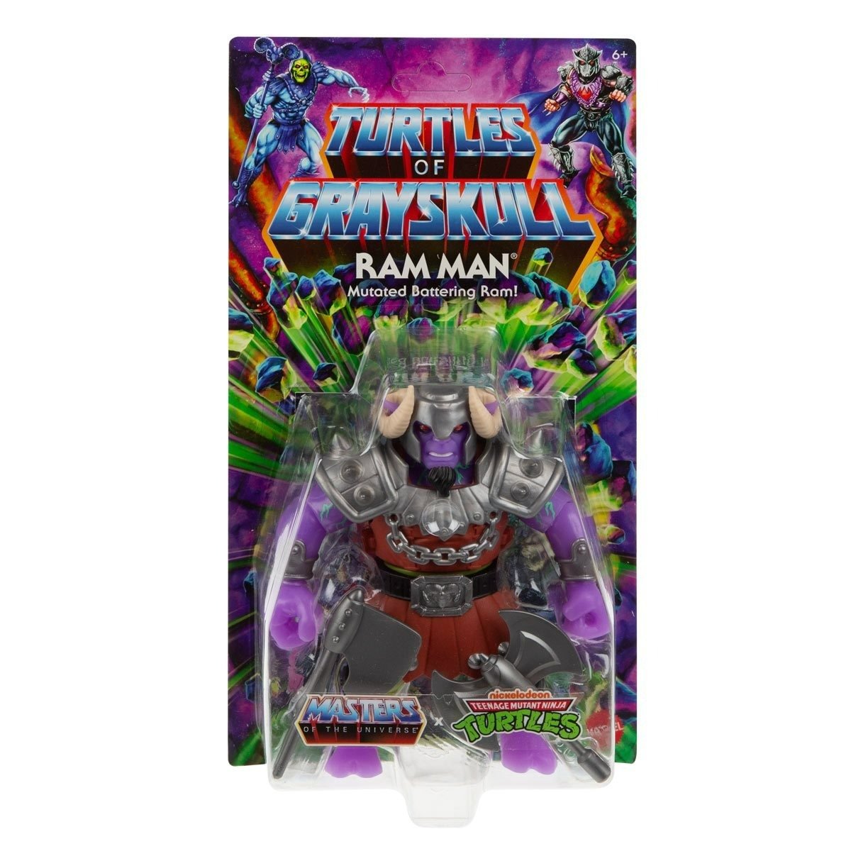 MOTU x TMNT: Turtles of Grayskull Action Figure Ram Man 14 cm 1 MOTU x TMNT: Turtles of Grayskull Action Figure Ram Man 14 cm