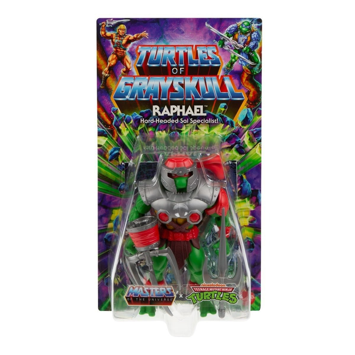 MOTU x TMNT: Turtles of Grayskull Action Figure Raphael 14 cm 1 MOTU x TMNT: Turtles of Grayskull Action Figure Raphael 14 cm