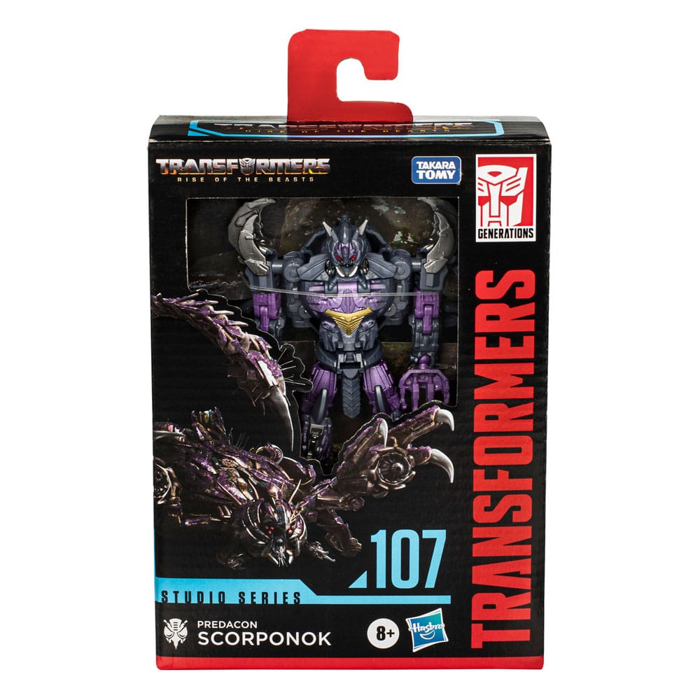 Transformers: Rise of the Beasts Generations Studio Series Deluxe Class Action Figure 107 Predacon Scorponok 11 cm 5 Transformers: Rise of the Beasts Generations Studio Series Deluxe Class Action Figure 107 Predacon Scorponok 11 cm - Bilde 5