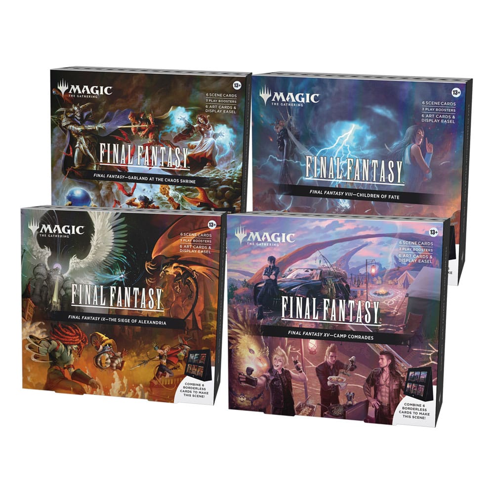 Magic the Gathering Final Fantasy Scene Box Set (4 stk) 1 Magic the Gathering Final Fantasy Scene Box Set (4 stk)