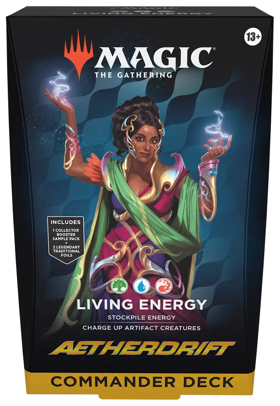 Magic the Gathering Aetherdrift Commander Deck Living Energy 1 Magic the Gathering Aetherdrift Commander Deck Living Energy