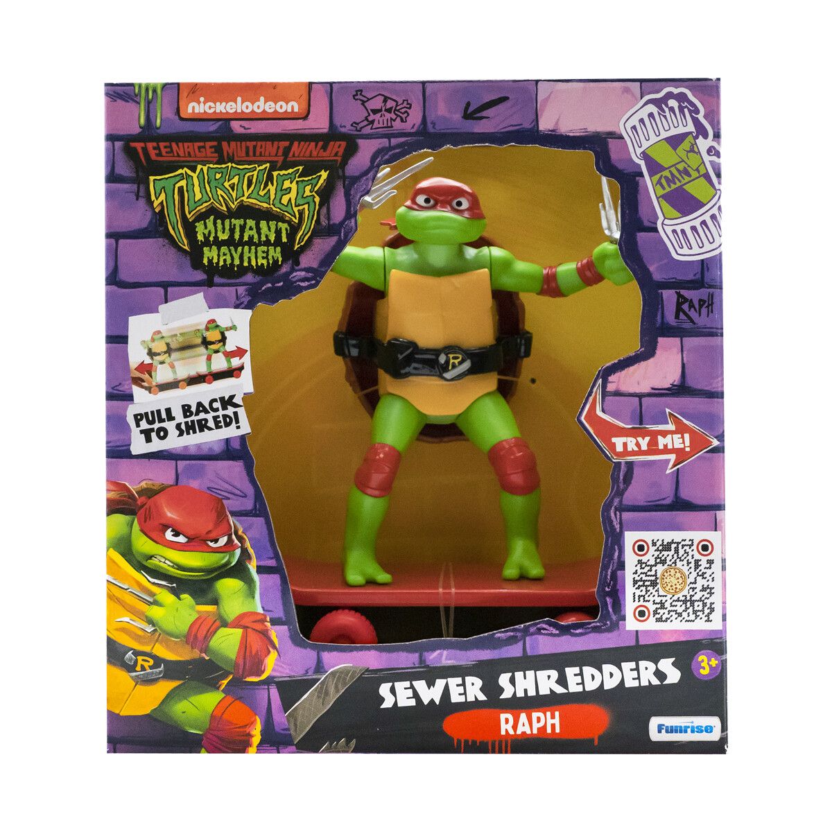 Teenage Mutant Ninja Turtles Mutant Mayhem Sewer Shredders Raph 3 Teenage Mutant Ninja Turtles Mutant Mayhem Sewer Shredders Raph - Bilde 3