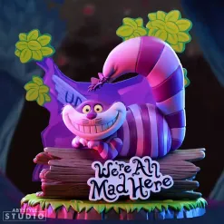Disney Alice in Wonderland White Chesire Cat – Samlefigur