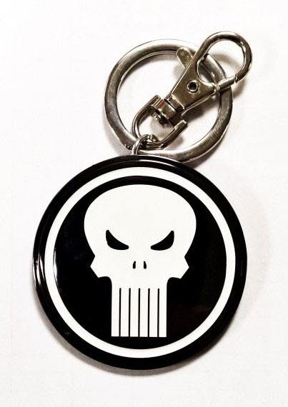 Marvel Comics Metal Nøkkelring Punisher Logo 1 Marvel Comics Metal Nøkkelring Punisher Logo