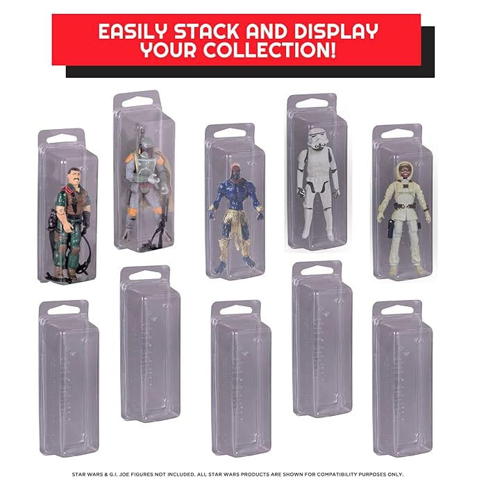 Clamshell PET-beskyttere 50-Pack for Actionfigurer 6 Clamshell PET-beskyttere 50-Pack for Actionfigurer - Bilde 6