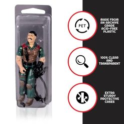 Clamshell PET-beskyttere 50-Pack for Actionfigurer 17 Clamshell PET-beskyttere 50-Pack for Actionfigurer