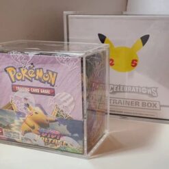 Evoretro Akryl Displaykasse for Booster Bokser (med Skyvelokk)