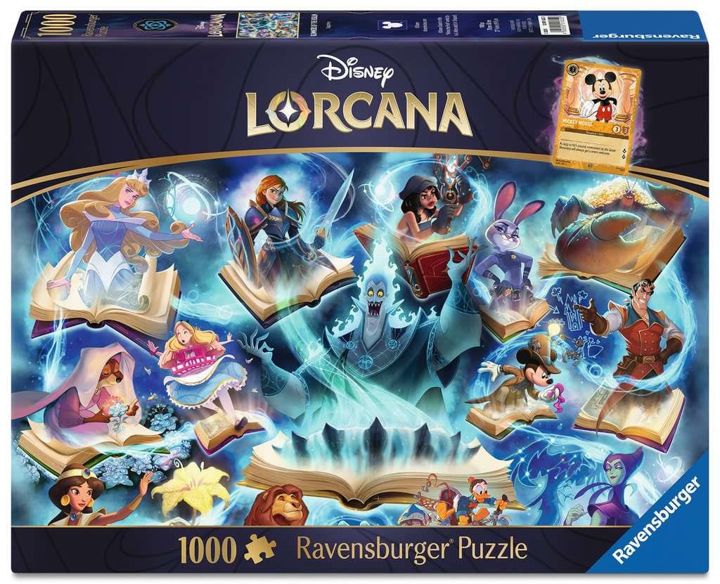 Disney Lorcana Jigsaw Puzzle Glimmers of the Realm: Sapphire (1000 brikker) 1 Disney Lorcana Jigsaw Puzzle Glimmers of the Realm: Sapphire (1000 brikker)
