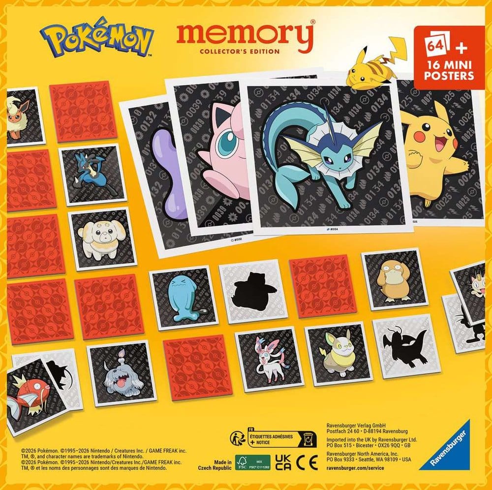 Pokemon Collector's Memory brettspill 2 Pokemon Collector's Memory brettspill - Bilde 2