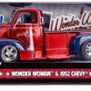 DC Bombshells Wonder Woman & 1952 Chevy Coe Pickup - Hollywood Rides - Diecast 1:24