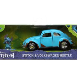 Lilo & Stitch Volkswagen Beetle 1959 1:32 diecast w/ 1.65" Stitch Figure 12 Lilo & Stitch Volkswagen Beetle 1959 1:32 diecast w/ 1.65" Stitch Figure